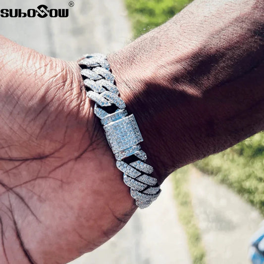 NOUVEAU Bracelet mixte Iced Out
