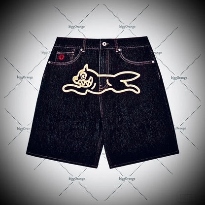 Shorts Streetwear pour hommes, impression de motif rétro