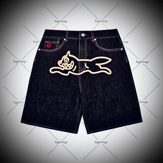Shorts Streetwear pour hommes, impression de motif rétro