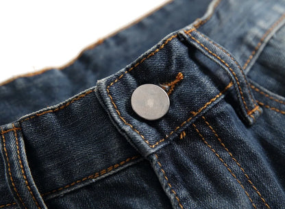 Pantalon pour homme coupe slim, déchiré