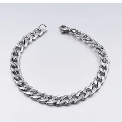 Bracelet en acier inoxydable pour hommes femmes couples