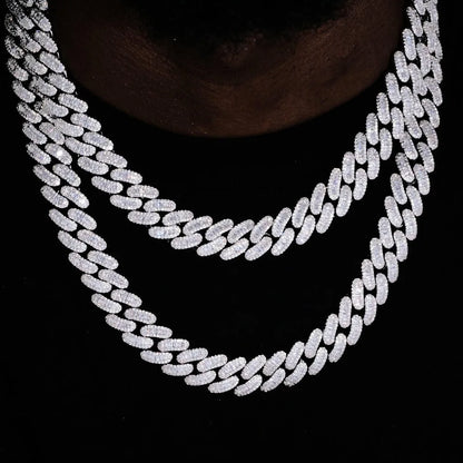 Chaîne et bracelet ornée de pierres en diamant Mixte