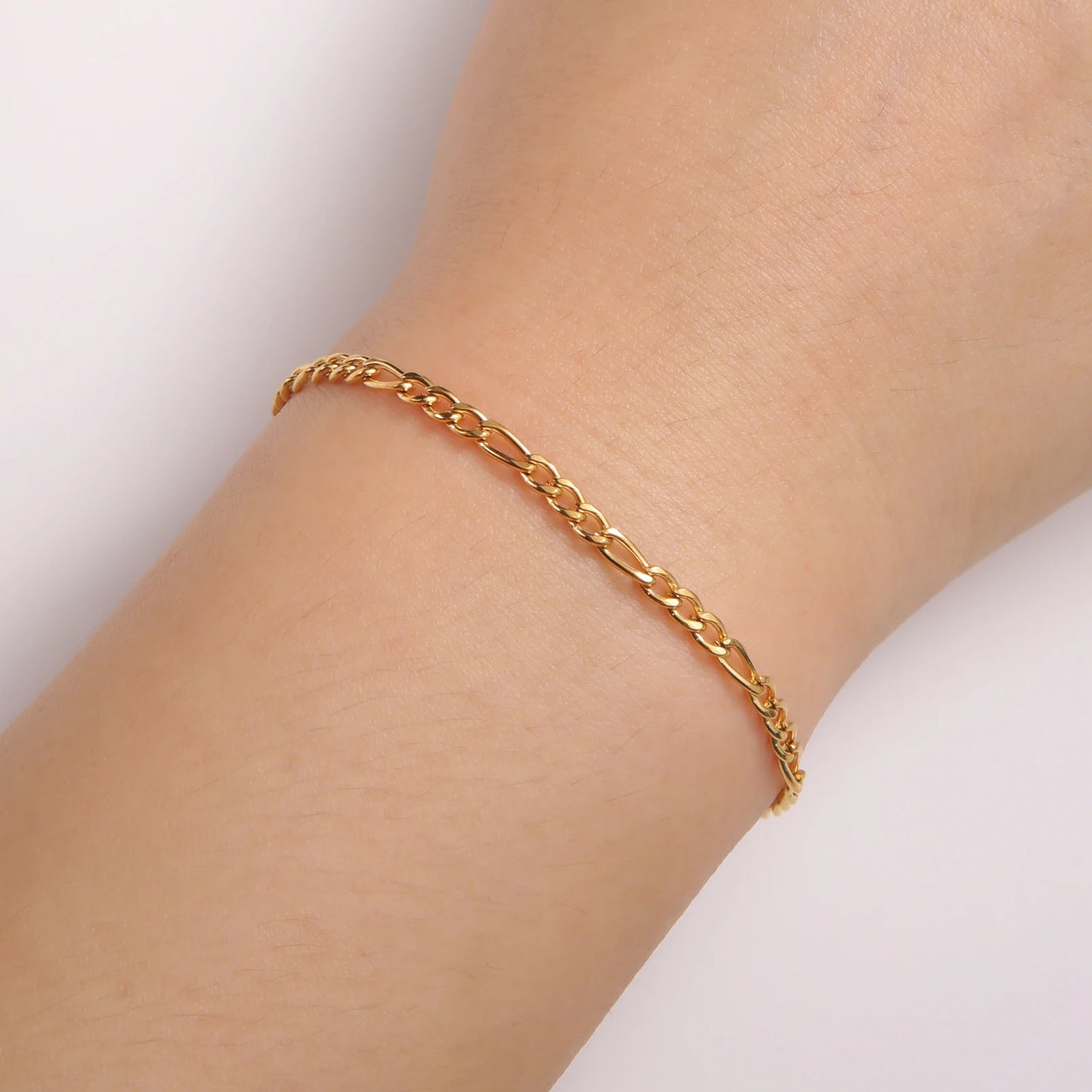 Bracelet en chaîne pour hommes en acier inoxydable