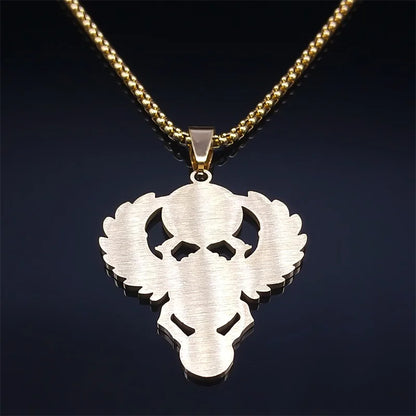 Colliers en acier inoxydable couleur or, symbole du scarabée égyptien œil de Ra Horus, collier clé de vie ankh,