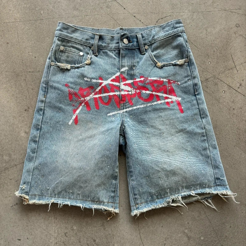 Short Unisexe Y2K Graffiti