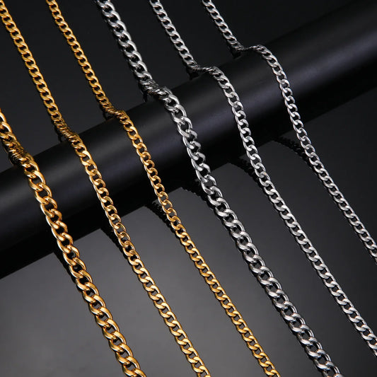 Bracelet en chaîne pour hommes en acier inoxydable