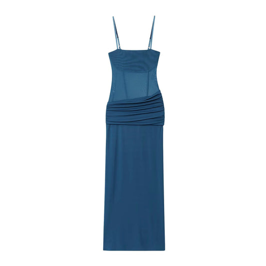 robe longue en soie Vêtements pour femmes