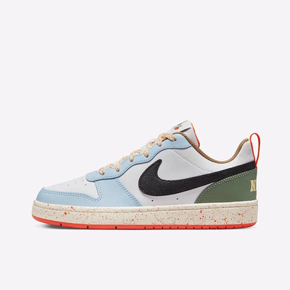 Chaussures Nike pour Femme Court Borough Low Blanc Bleu