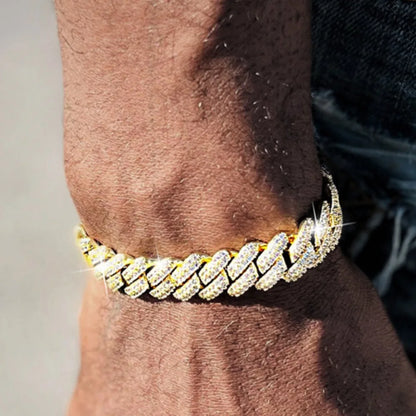 NOUVEAU Bracelet mixte Iced Out