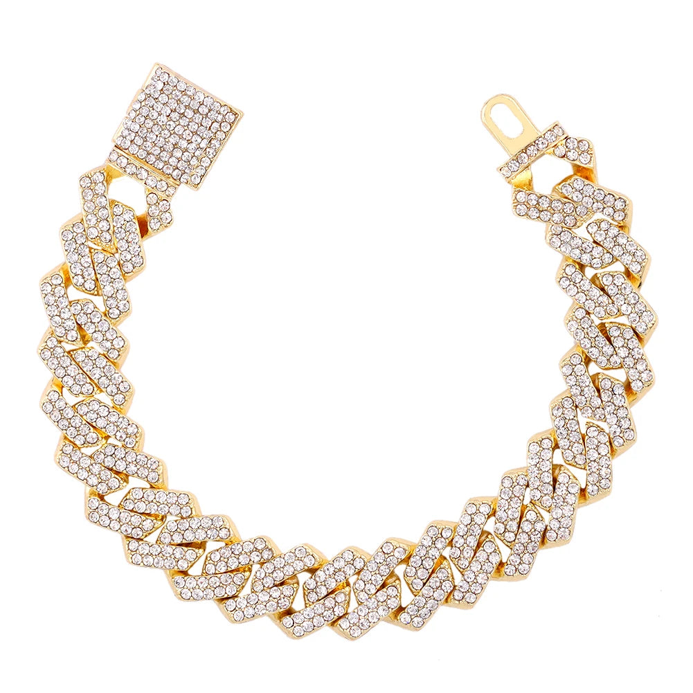 NOUVEAU Bracelet mixte Iced Out