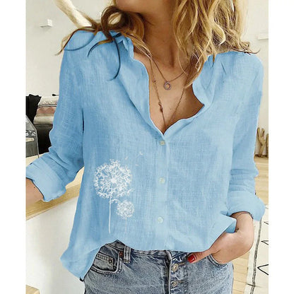 Vêtements pour femmes Chemises pour femmes Tops T-shirts en coton lin