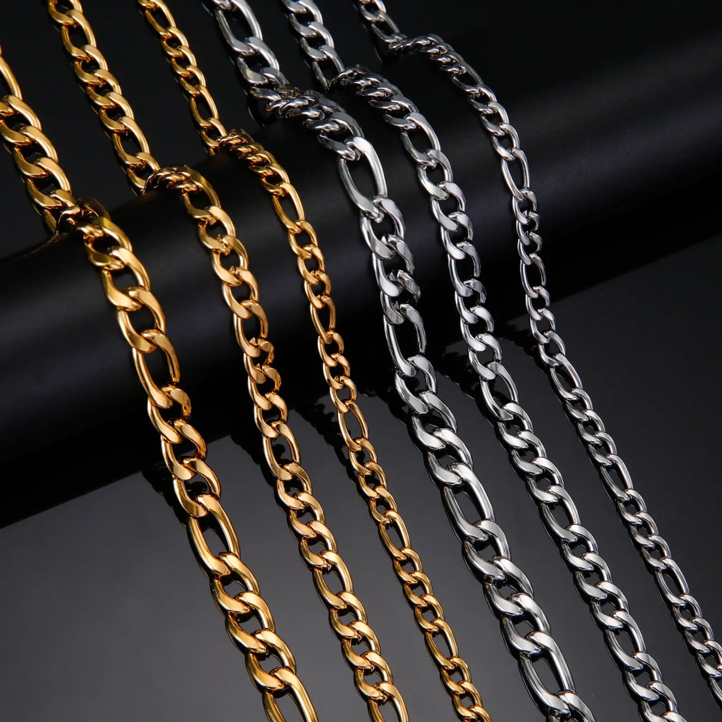 Bracelet en chaîne pour hommes en acier inoxydable