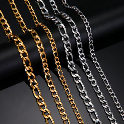 Bracelet en chaîne pour hommes en acier inoxydable
