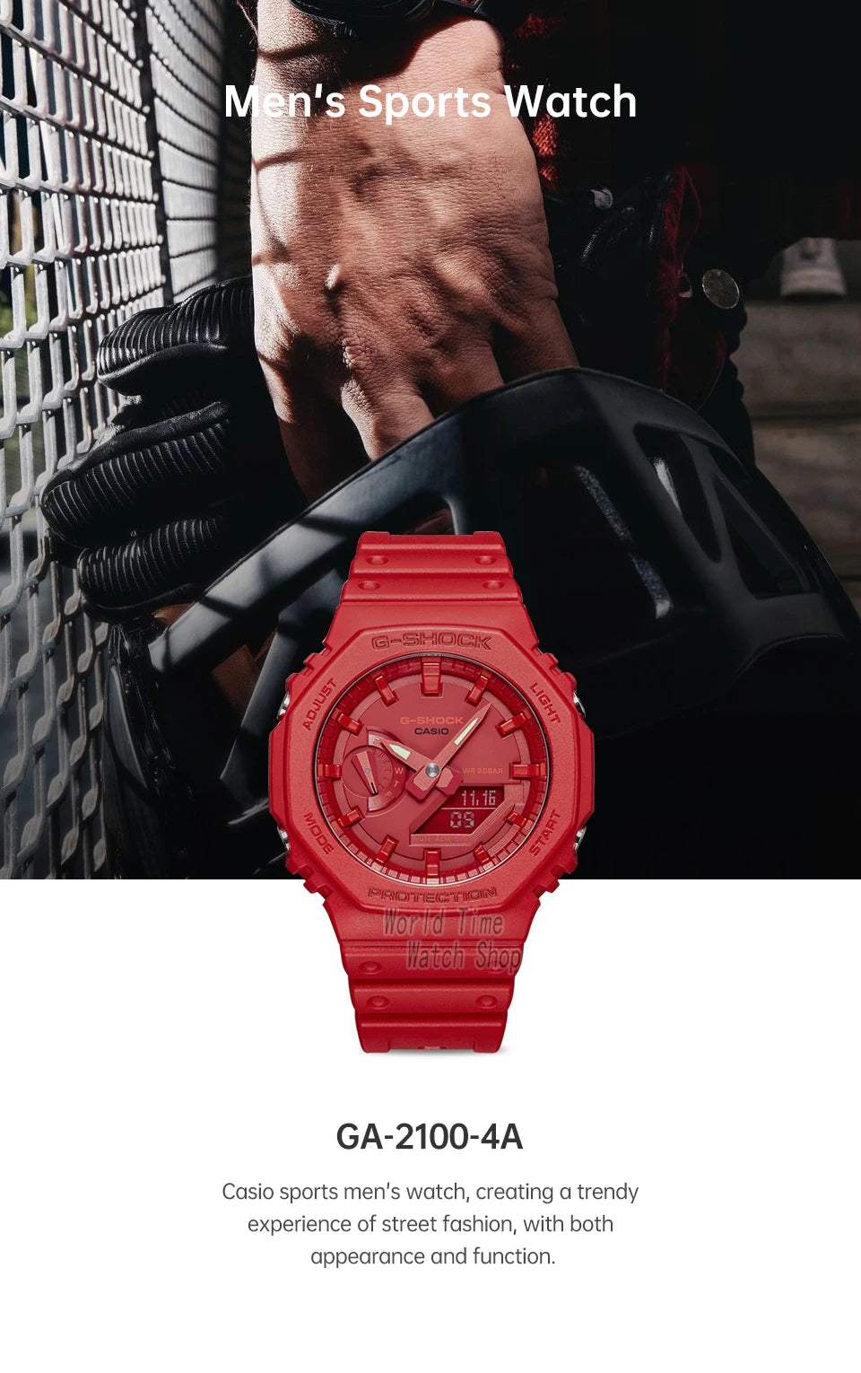 Montre Casio pour hommes G-SHOCK tendance étanche montre de sport