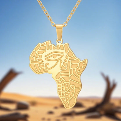 Pendentif Collier Œil d'Horus Talisman de Protection  Bijoux Égypte Ancienne