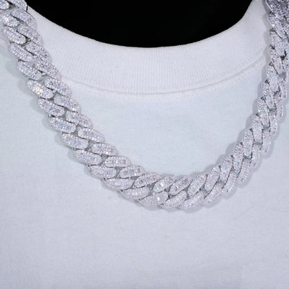 Chaîne et bracelet ornée de pierres en diamant Mixte