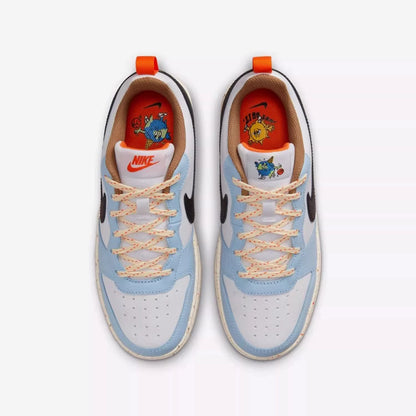 Chaussures Nike pour Femme Court Borough Low Blanc Bleu