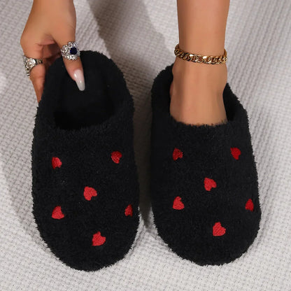 Chaussons pour femmes avec cœur