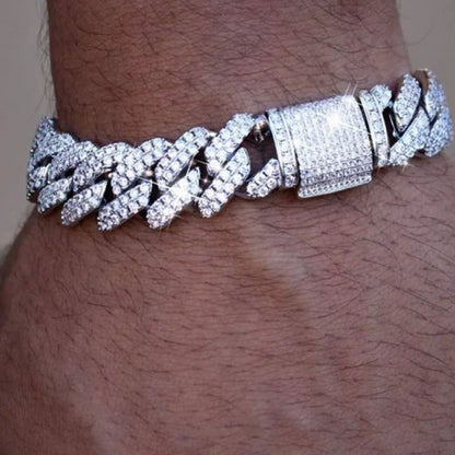NOUVEAU Bracelet mixte Iced Out