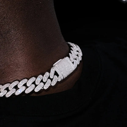 Chaîne et bracelet ornée de pierres en diamant Mixte
