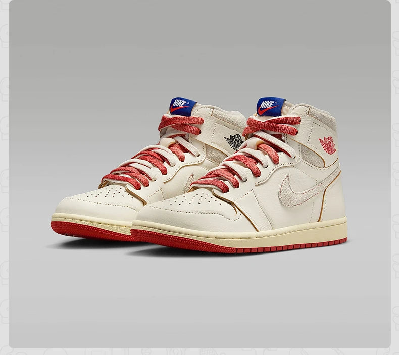 Chaussures BEIGE pour femmes Nike Air Jordan 1 High OG