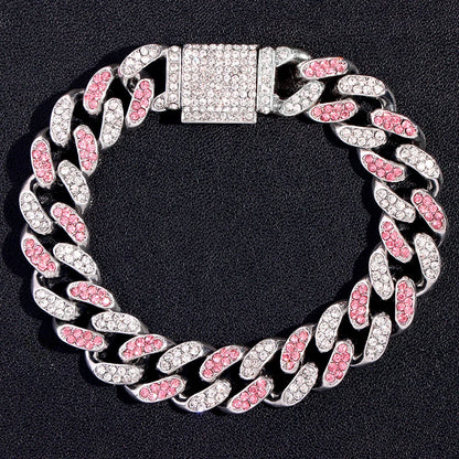 Bracelets hip-hop ICE pour hommes et femmes haute qualité