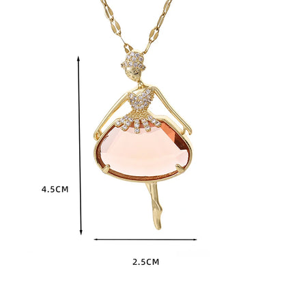 Collier en cristal avec pendentif en forme de cœur, bijou en acier inoxydable pour femmes