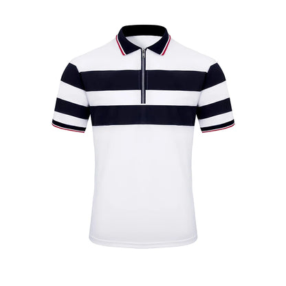 Polo décontracté à manches courtes pour homme