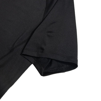 T-shirt NOIR de course et d'entraînement en polyester Nike Sportswear
