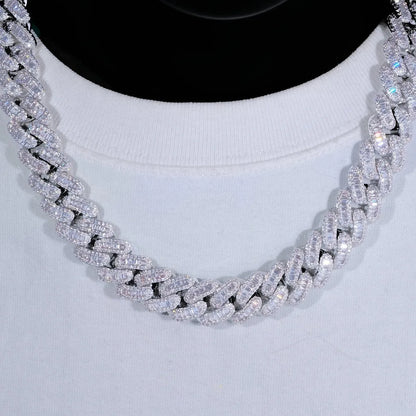 Chaîne et bracelet ornée de pierres en diamant Mixte